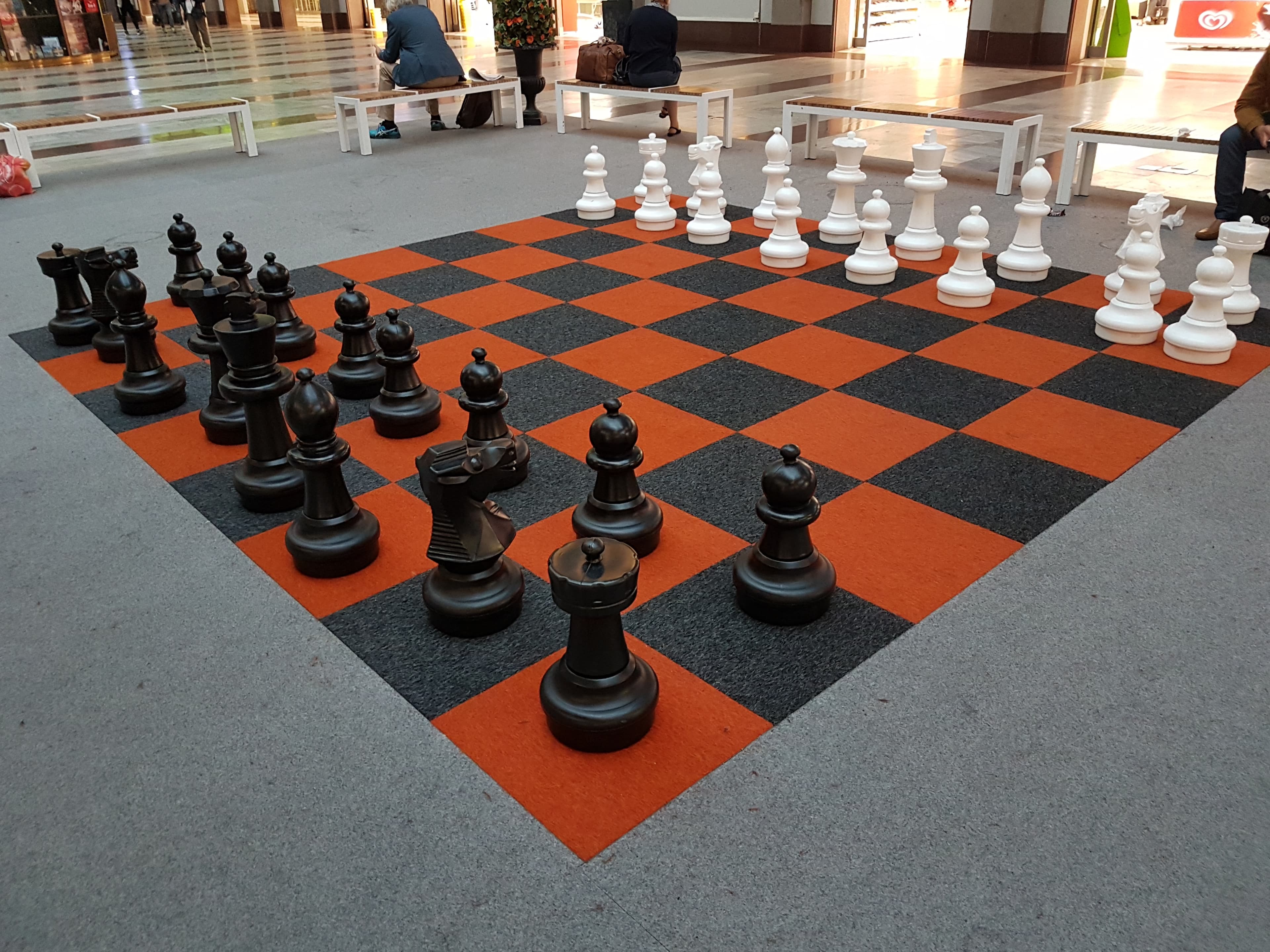 Wooden chess set