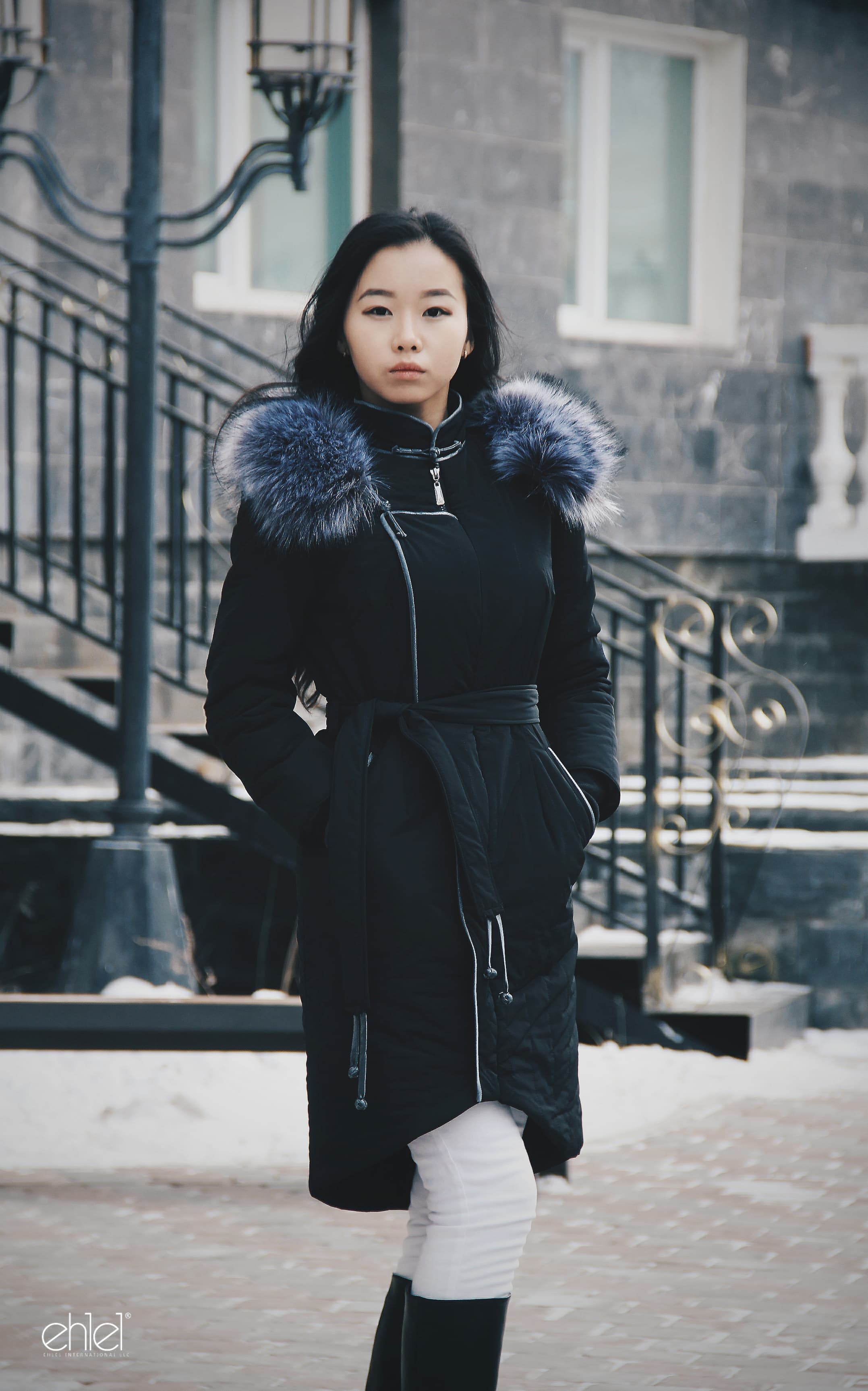 Warm winter coat, size M